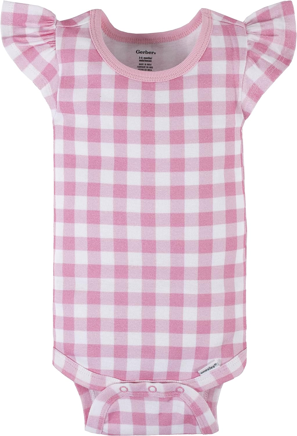 Gerber baby-girls 4-pack Short Sleeve Onesies Bodysuits - Image 3
